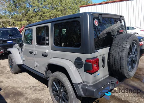 2023 Jeep Wrangler 4Xe Sahara 4X4 from USA, damaged, VIN 1C4JJXP61PW519697